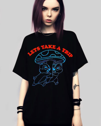 alpemon Take a Trip Graphic Tee (Black) – Casual Streetwear Essential